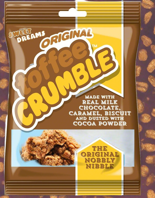 Sweet Dreams Original Toffee Crumble Nibbles Bags 150g Sweet Dreams Original Toffee Crumble Nibbles Bags 150g