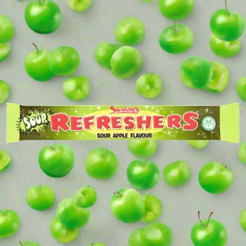 Swizzels Refreshers Sour Apple Flavour Chew Bar Swizzels Refreshers Sour Apple Flavour Chew Bar