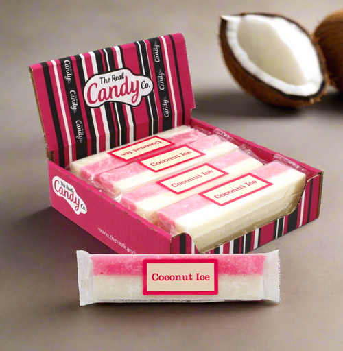 The Real Candy Co. Coconut Ice Bar 130g