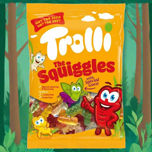 Trolli Squiggles Bag 150g Trolli Squiggles Bag 150g