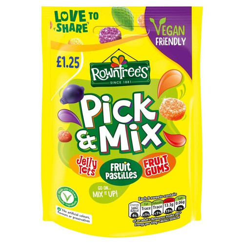 Rowntree's MIx Sweets Sharing Bag 120g £1.25 Rowntree's MIx Sweets Sharing Bag 120g £1.25