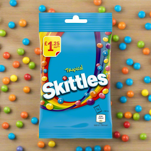 Skittles Tropical Bag 109g Skittles Tropical Bag 109g