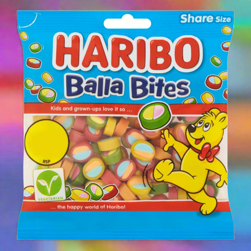 Haribo Balla Bites 140g - Buy at Cinema Snacks, Snacking World Haribo Balla Bites 140g - Buy at Cinema Snacks, Snacking World