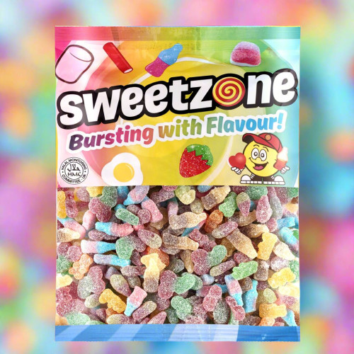 Sweetzone Tangy Mix 1kg Bag | Bulk Fizzy Pick n Mix Sweets UK