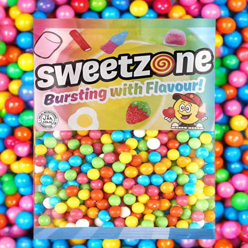 Sweetzone Bubblegum Balls 1kg Bag | Bulk Retro Pick n Mix Sweets UK