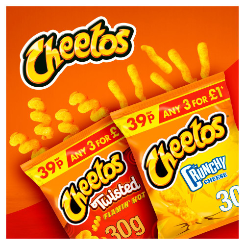 Cheetos Twisted Flamin' Hot Snacks 30g 30 Pack