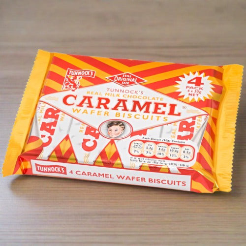 Tunnocks Milk Chocolate Caramel Wafer Bars 4 Pack Tunnocks Milk Chocolate Caramel Wafer Bars 4 Pack