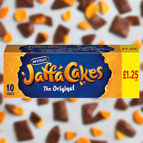McVitie's The Original Jaffa Cakes Single Pack 10 Biscuits PMP £1.25 McVitie's The Original Jaffa Cakes Single Pack 10 Biscuits PMP £1.25