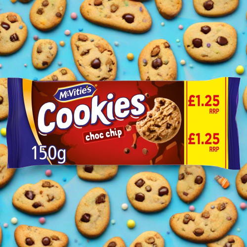 McVities Chocolate Chip Cookies Biscuits 150g McVities Chocolate Chip Cookies Biscuits 150g