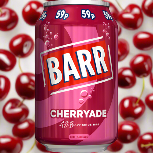 Barr Cherryade 330ml Can Barr Cherryade 330ml Can
