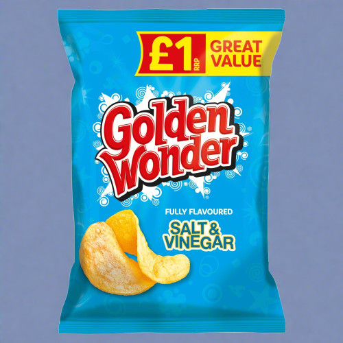 Golden Wonder Fully Flavoured Salt & Vinegar 57g Golden Wonder Fully Flavoured Salt & Vinegar 57g