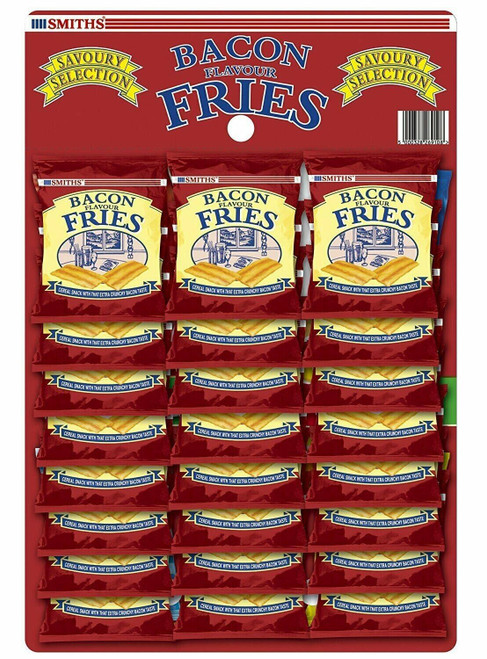 Smiths Savoury Snacks Selection Bacon Fries Carded Pub Snacks 24g 24 Pack Smiths Savoury Snacks Selection Bacon Fries Carded Pub Snacks 24g 24 Pack