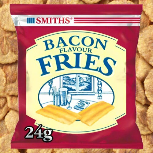 Smiths Bacon Fries 24g – Classic Pub Snack Single Bag