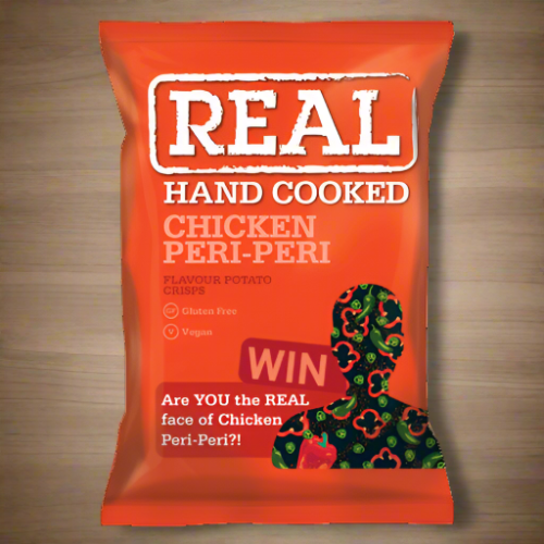 Real Hand Cooked Chicken Peri Peri Flavour 35g Single Packet Real Hand Cooked Chicken Peri Peri Flavour 35g Single Packet