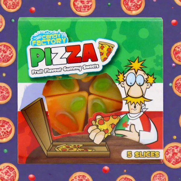 Crazy Candy Factory Gummy Pizza Slices 21g Crazy Candy Factory Gummy Pizza Slices 21g