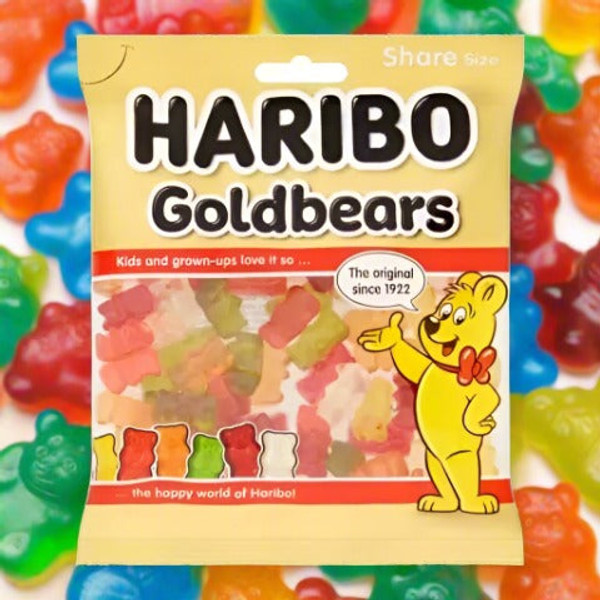 Haribo Gold Bears Share Bags 140g £1.25 - Buy at Cinema Snacks, Snacking World Haribo Gold Bears Share Bags 140g £1.25 - Buy at Cinema Snacks, Snacking World