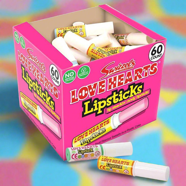 Swizzels Love Hearts Candy Lipsticks (single Lipstick 6g) Swizzels Love Hearts Candy Lipsticks (single Lipstick 6g)
