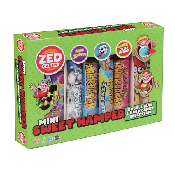 Zed Candy Mini Sweet Hamper In Green Box 177g Zed Candy Mini Sweet Hamper In Green Box 177g