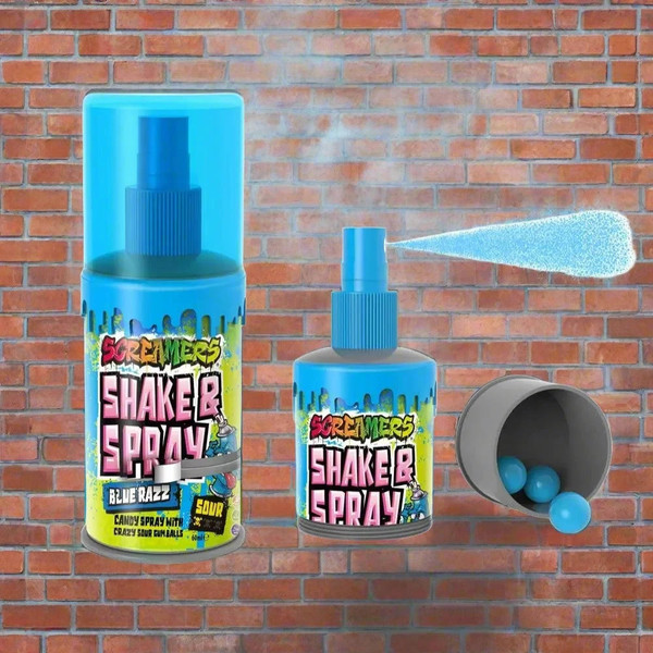 Zed Candy Screamers Blue Raspberry Shake & Spray 60ml Zed Candy Screamers Blue Raspberry Shake & Spray 60ml
