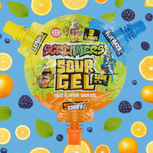 Zed Candy Screamers Sour Gel 45g - Buy at Cinema Snacks, Snacking World Zed Candy Screamers Sour Gel 45g - Buy at Cinema Snacks, Snacking World