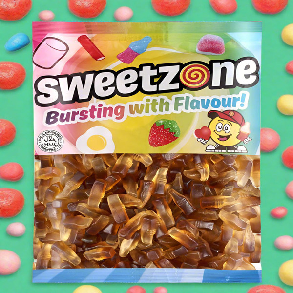Sweetzone Cola Bottles 1kg Bag | Bulk Retro Pick n Mix Sweets UK