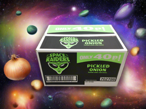 Space Raiders Pickled Onion Snacks 25g 36 Pack
