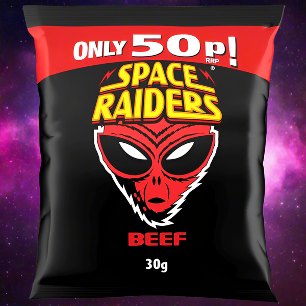 Space Raiders Beef Snacks 30g 36 Pack