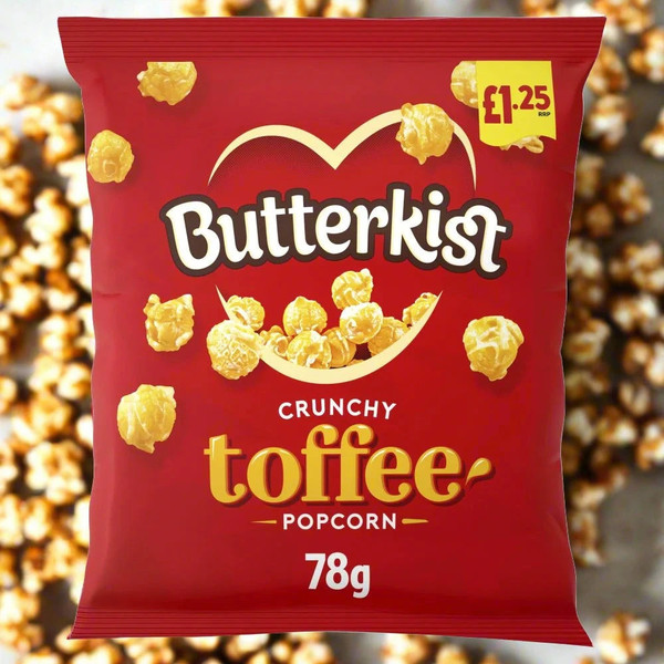 Butterkist Crunchy Toffee Popcorn 78g Butterkist Crunchy Toffee Popcorn 78g