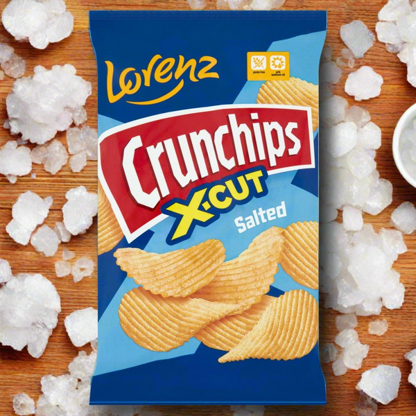 Lorenz X-Cut Crunchips Salted 75g - Buy at Cinema Snacks, Snacking World Lorenz X-Cut Crunchips Salted 75g - Buy at Cinema Snacks, Snacking World
