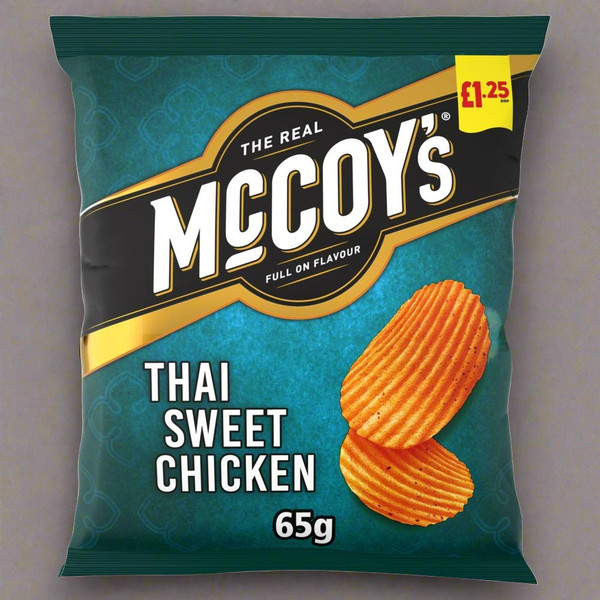 McCoy's Thai Sweet Chicken Sharing Crisps 65g £1.25 McCoy's Thai Sweet Chicken Sharing Crisps 65g £1.25