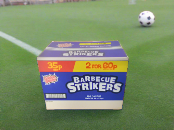 Golden Wonder Barbecue Strikers BBQ Flavour Snacks 22g 36 Pack Golden Wonder Barbecue Strikers BBQ Flavour Snacks 22g 36 Pack
