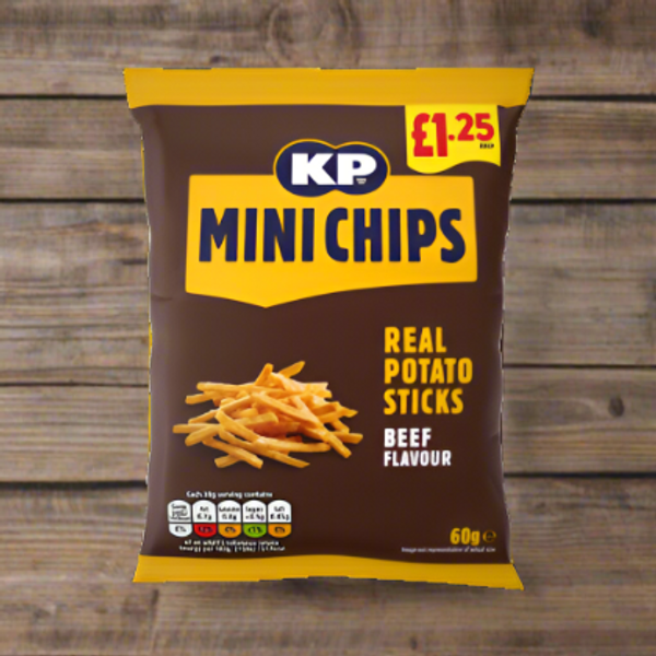 KP Mini Chips Beef 60g Single Packet KP Mini Chips Beef 60g Single Packet