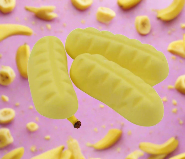 Barratt Mini Foam Bananas 100g Barratt Mini Foam Bananas 100g