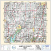 Pittsburg County Oklahoma 1999 Wall Map