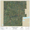 Marquette County Wisconsin 2021 Aerial Wall Map