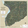 Crawford County Wisconsin 2022 Aerial Wall Map