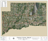 Clinton County Illinois 2023 Aerial Wall Map