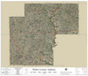 White County Indiana 2023 Aerial Wall Map