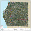 Oceana County Michigan 2023 Aerial Wall Map