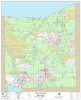 Luce County Michigan 2022 Wall Map