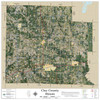 Clay County Illinois 2020 Aerial Wall Map