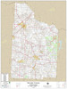 Nevada County Arkansas 2023 Wall Map