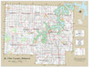 St. Clair County Missouri 2023 Wall Map