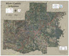 White County Arkansas 2024 Aerial Wall Map