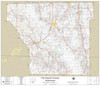 Cleveland County Arkansas 2022 Wall Map
