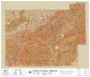 Coles County Illinois 2022 Soils Wall Map