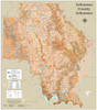 Arkansas County Arkansas 2023 Soils Wall Map