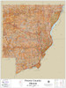 Peoria County Illinois 2024 Soils Wall Map