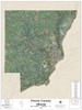 Peoria County Illinois 2024 Aerial Wall Map