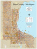 Bay County Michigan 2023 Soils Wall Map